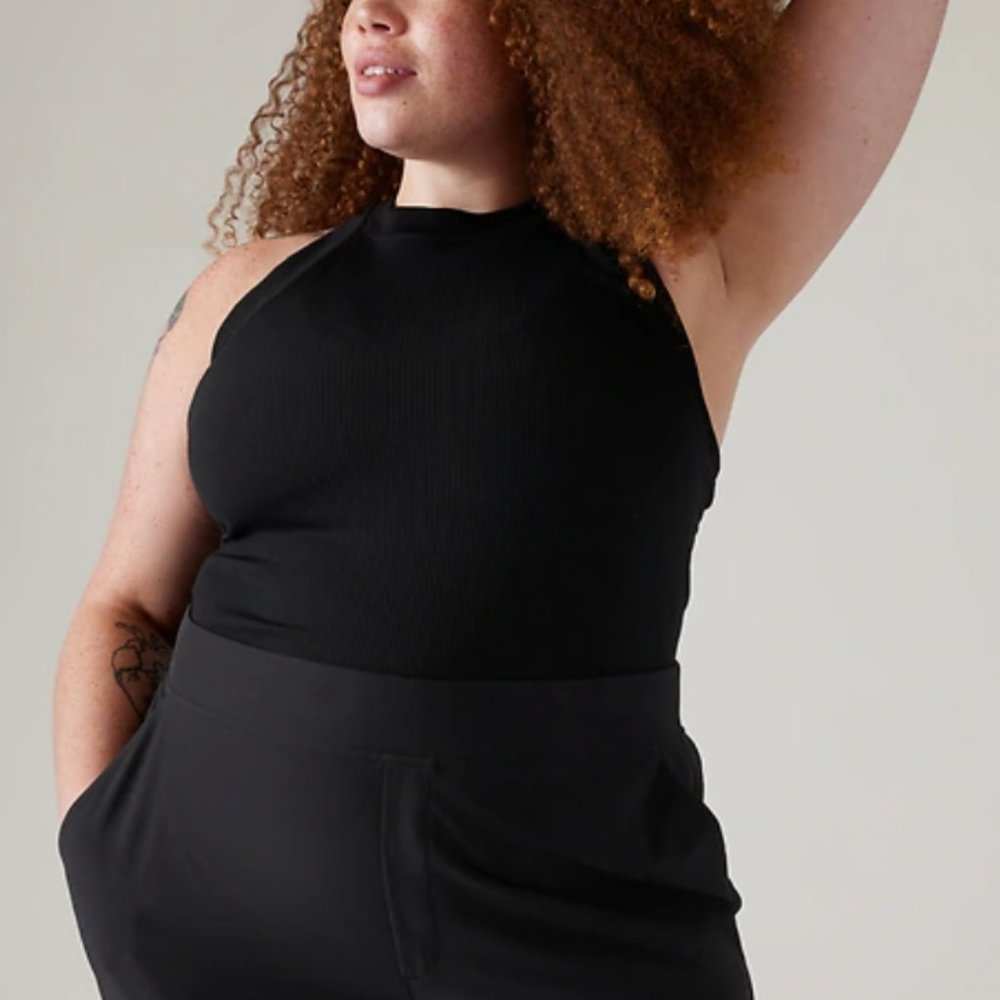 Renew Seamless Racerback Tank Black - 1X